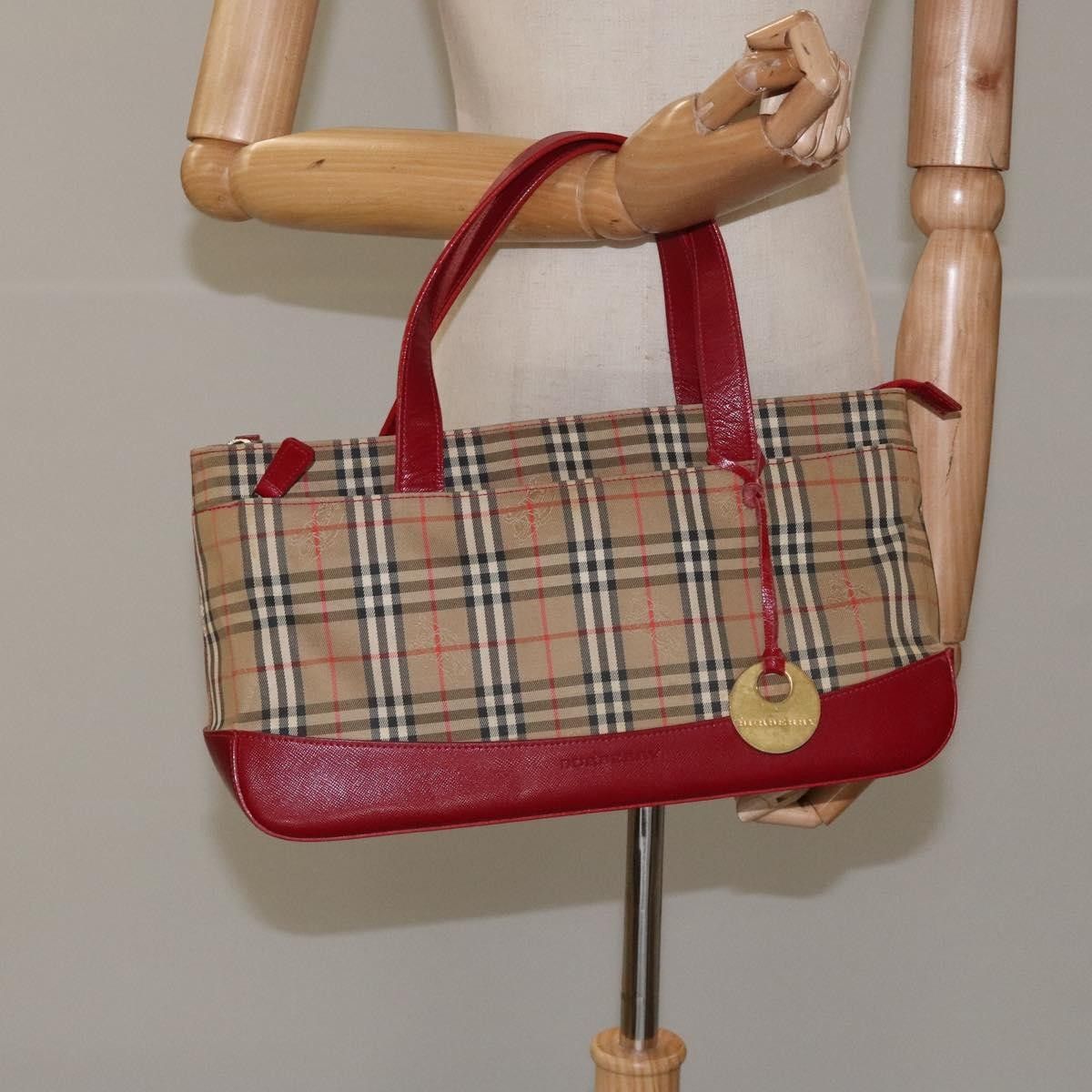 Burberry Burberry Nova Check Handbag Nova Check Canvas Size ONE SIZE - 13 Thumbnail