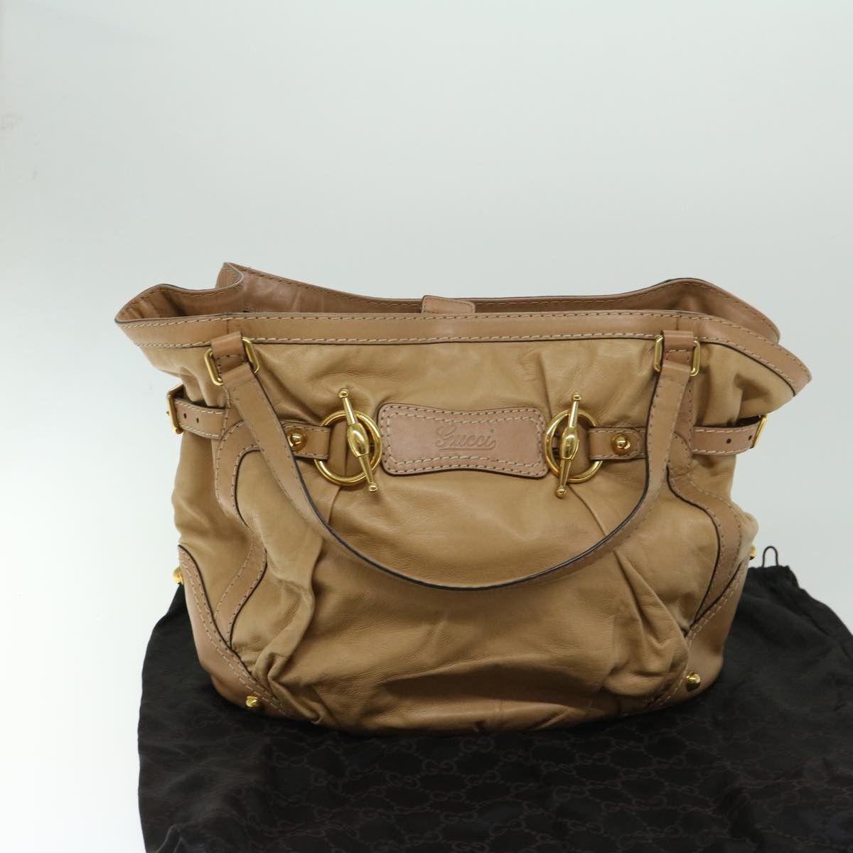 Gucci Gucci Vintage Horsebit Shoulder bag Leather Size ONE SIZE - 13 Thumbnail