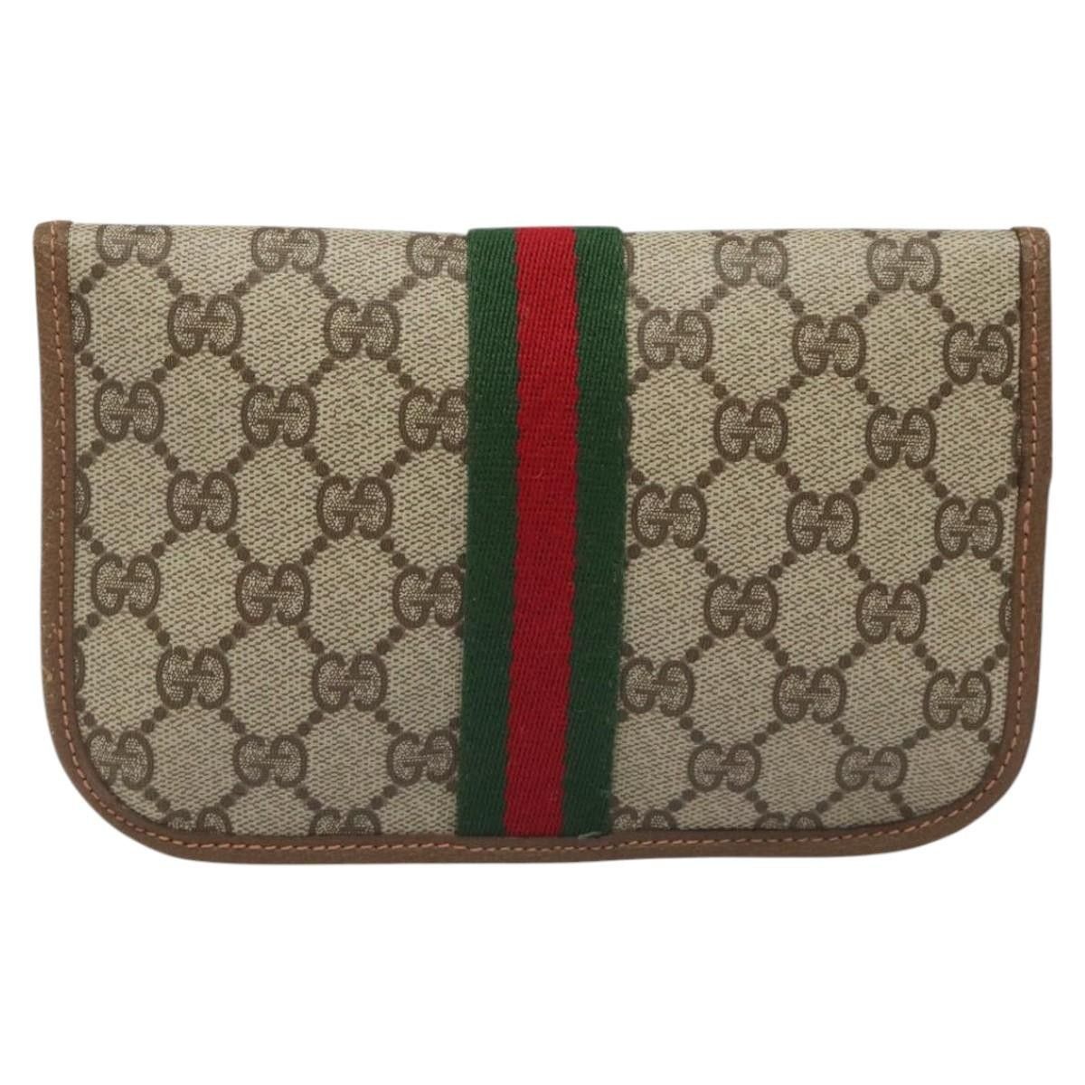 Gucci Gucci Ophidia Flap Clutch GG Coated Canvas Size ONE SIZE - 2 Thumbnail