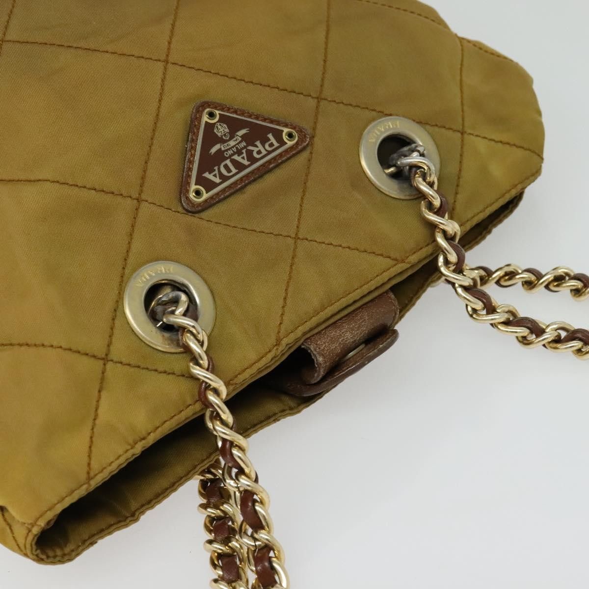 Prada Prada Vintage Chain Tote Tessuto Size ONE SIZE - 16 Thumbnail