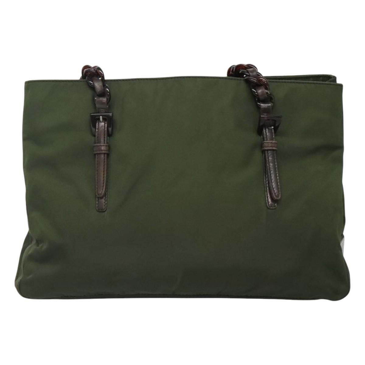 Prada Prada Vintage Chain Tote Tessuto Size ONE SIZE - 2 Thumbnail