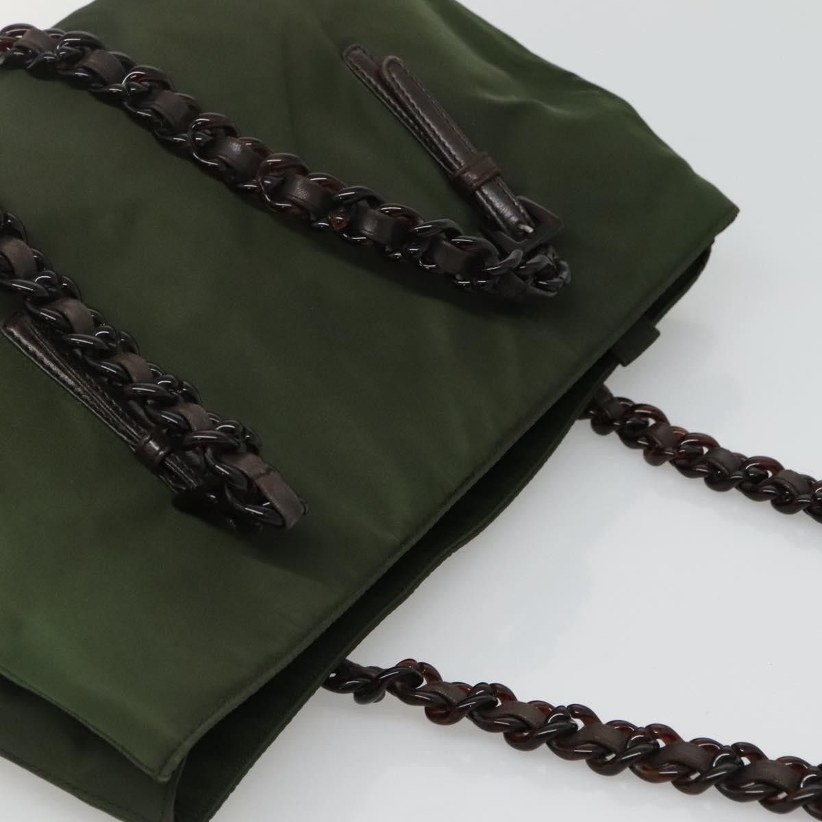 Prada Prada Vintage Chain Tote Tessuto Size ONE SIZE - 15 Thumbnail