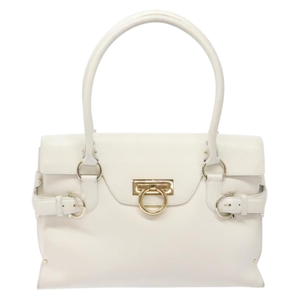 Salvatore Ferragamo Salvatore Ferragamo Virna Satchel Leather Size ONE SIZE - 19 Thumbnail