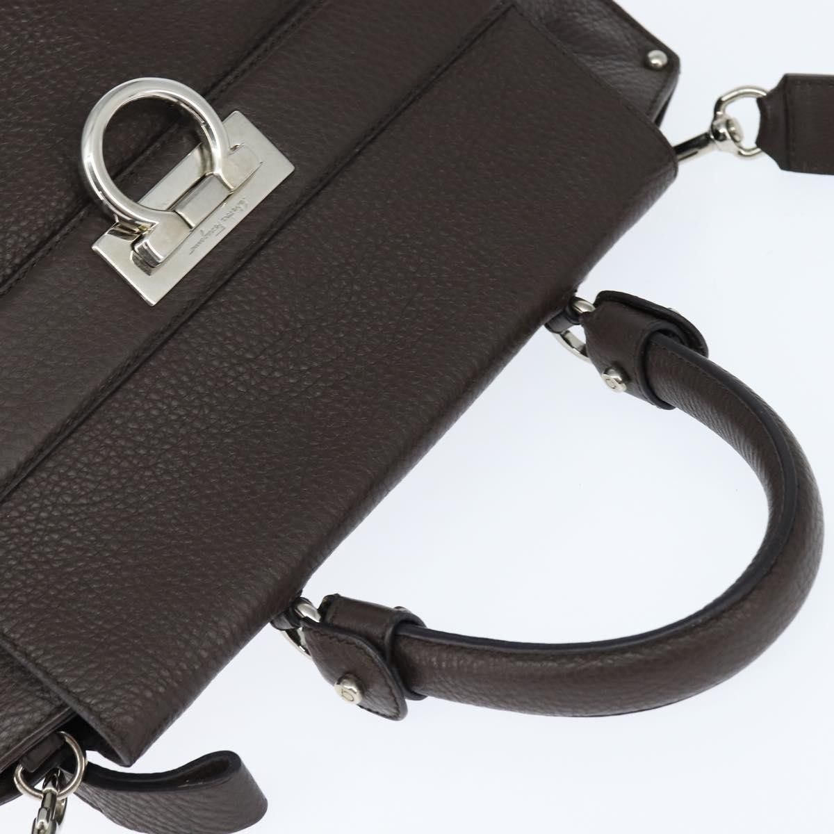 Salvatore Ferragamo Salvatore Ferragamo Gancini handbag Leather Size ONE SIZE - 8 Thumbnail