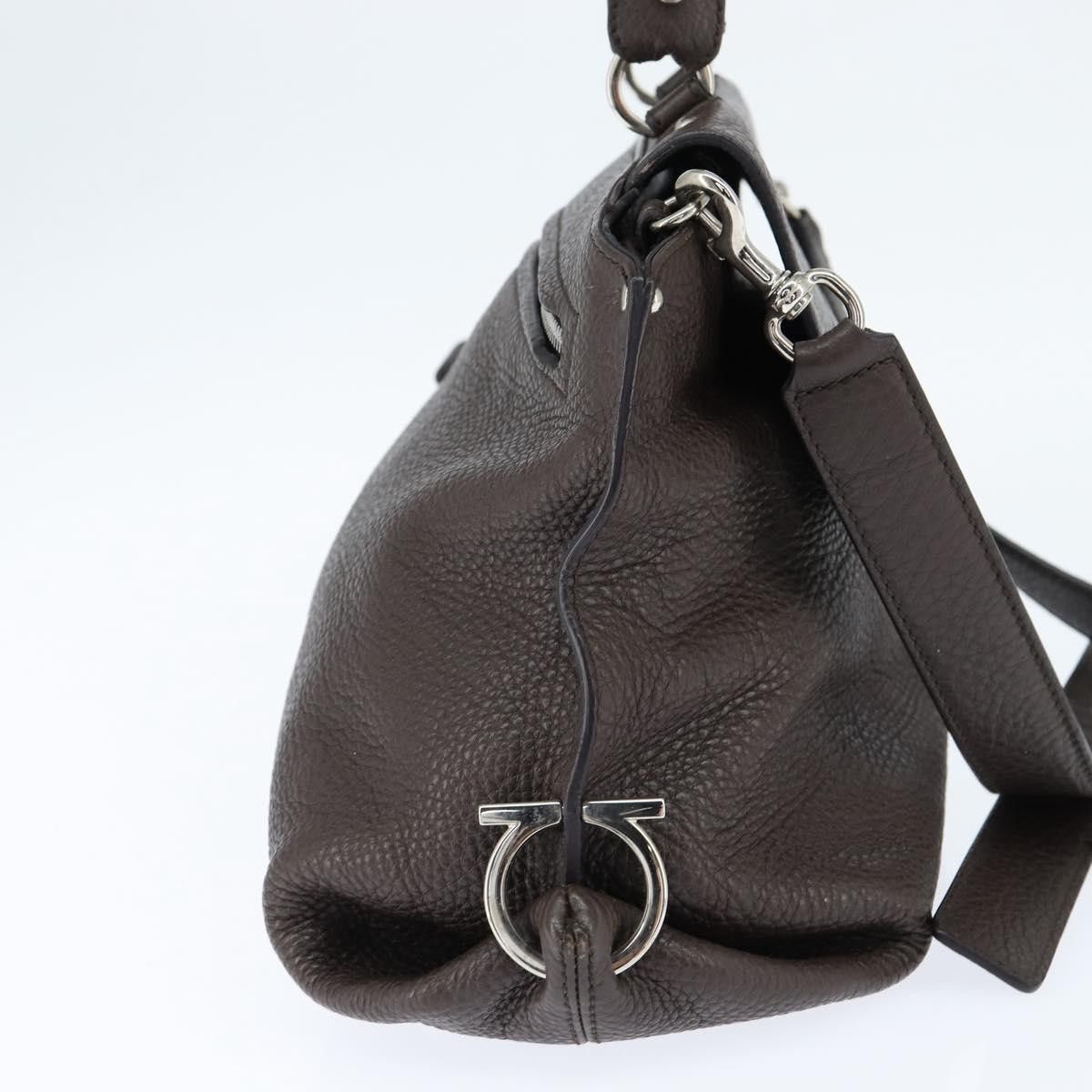 Salvatore Ferragamo Salvatore Ferragamo Gancini handbag Leather Size ONE SIZE - 4 Thumbnail
