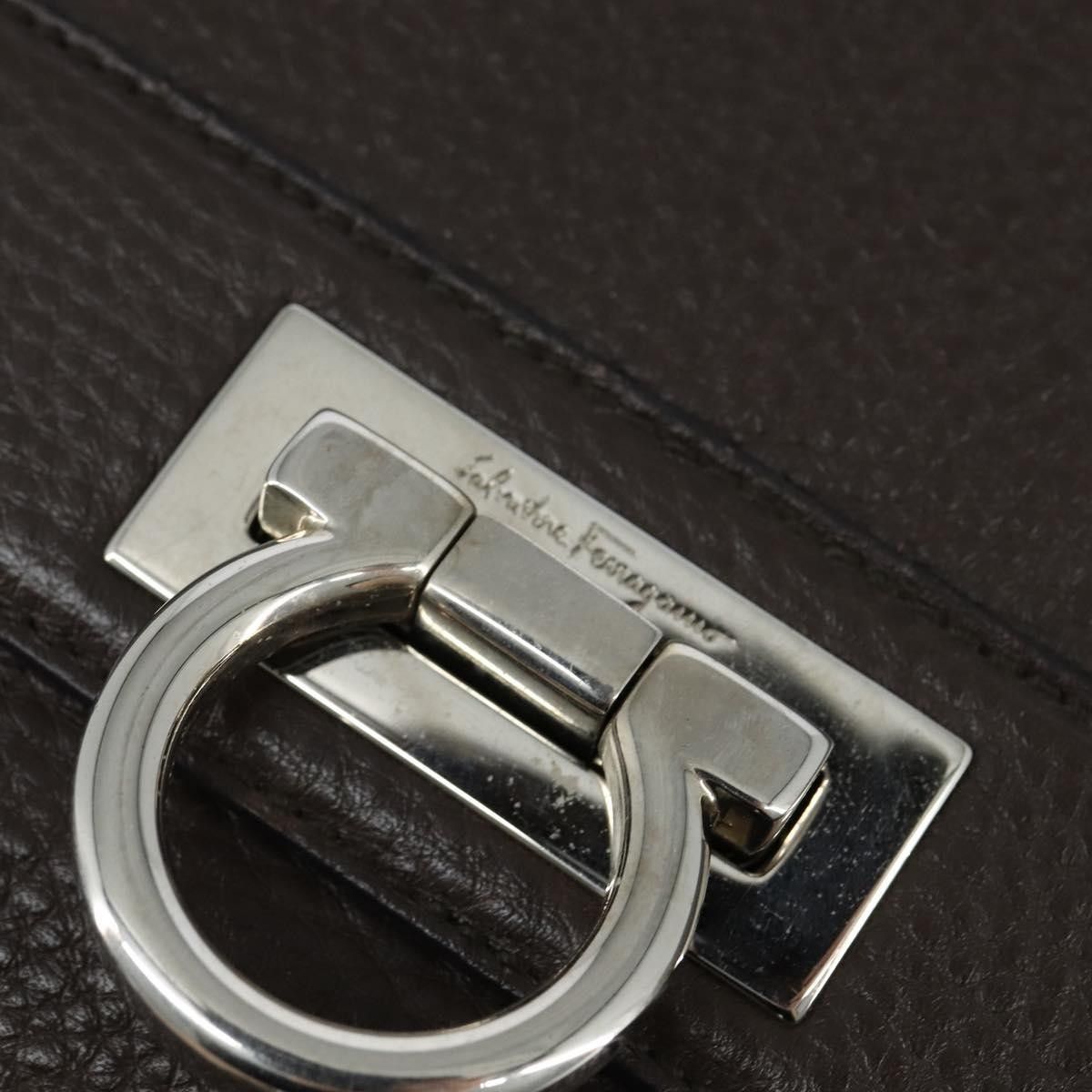 Salvatore Ferragamo Salvatore Ferragamo Gancini handbag Leather Size ONE SIZE - 13 Thumbnail