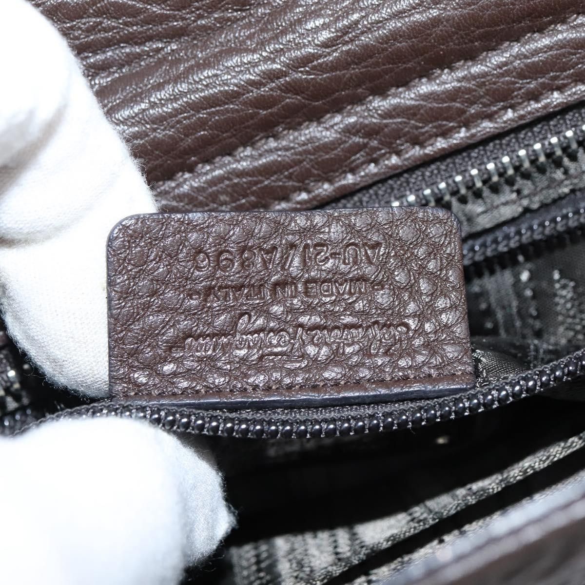 Salvatore Ferragamo Salvatore Ferragamo Gancini handbag Leather Size ONE SIZE - 7 Thumbnail