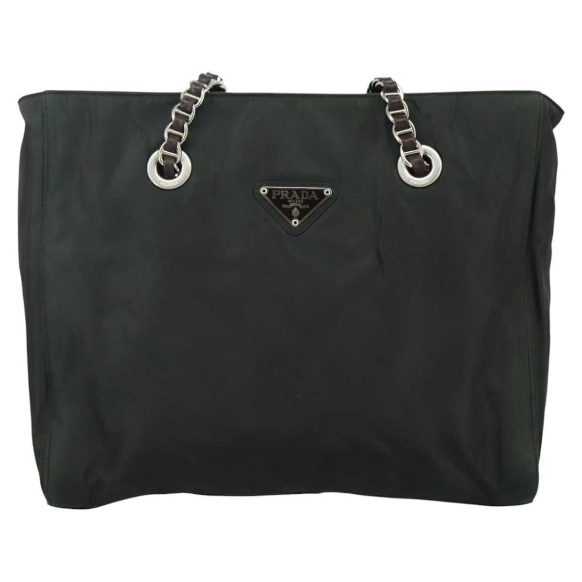 Prada Prada Vintage Chain Tote Tessuto Size ONE SIZE - 15 Thumbnail