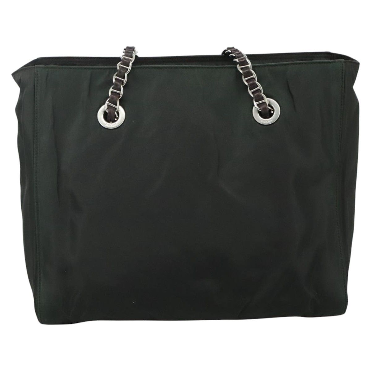 Prada Prada Vintage Chain Tote Tessuto Size ONE SIZE - 2 Thumbnail