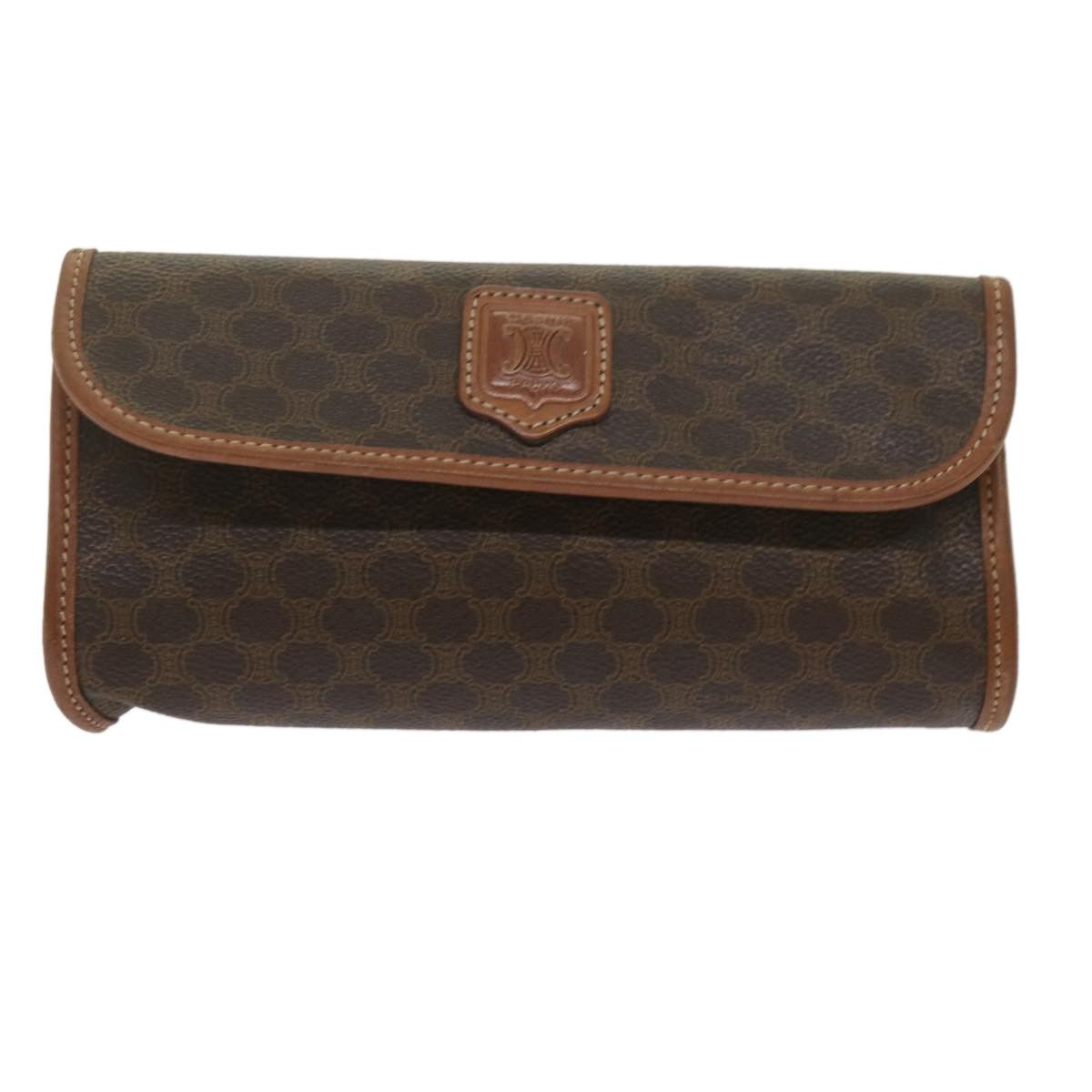 Celine Celine Macadam Pochette Canvas and Leather Size ONE SIZE - 16 Thumbnail