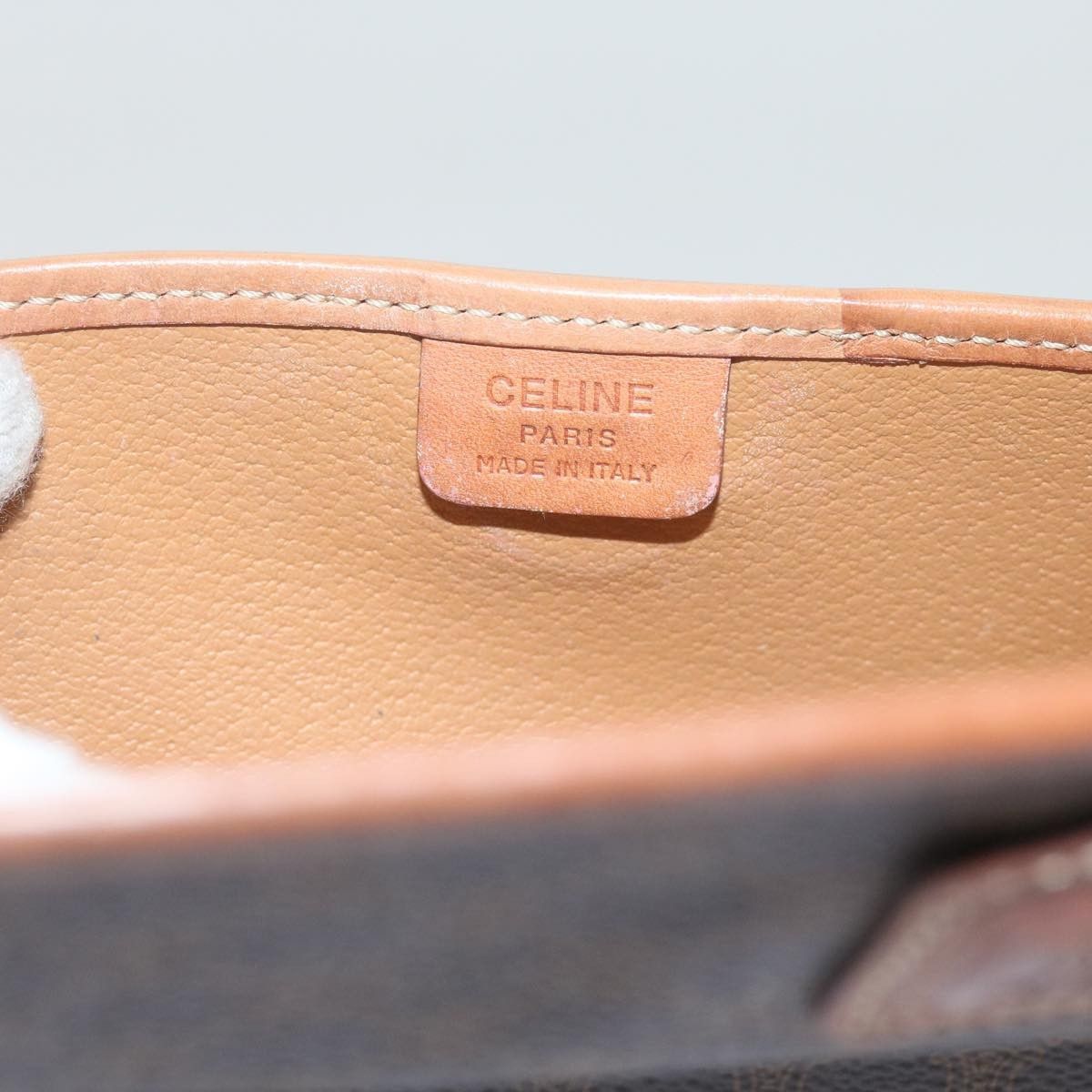 Celine Celine Macadam Pochette Canvas and Leather Size ONE SIZE - 6 Thumbnail