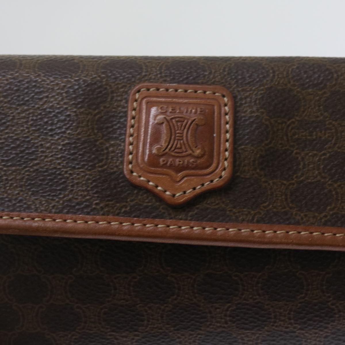 Celine Celine Macadam Pochette Canvas and Leather Size ONE SIZE - 12 Thumbnail