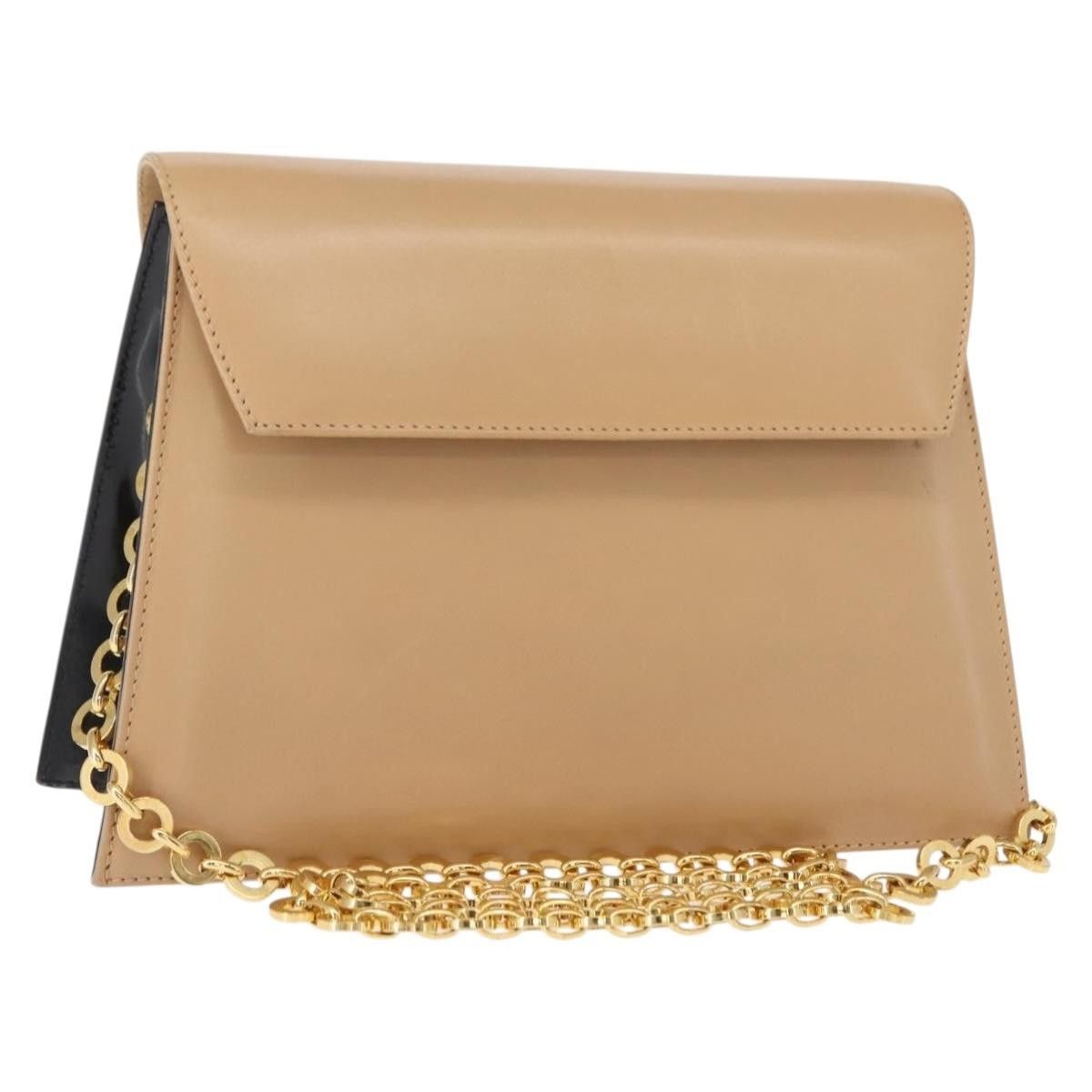 Salvatore Ferragamo Salvatore Ferragamo Chain Flap Shoulder Bag Leather Size ONE SIZE - 16 Thumbnail