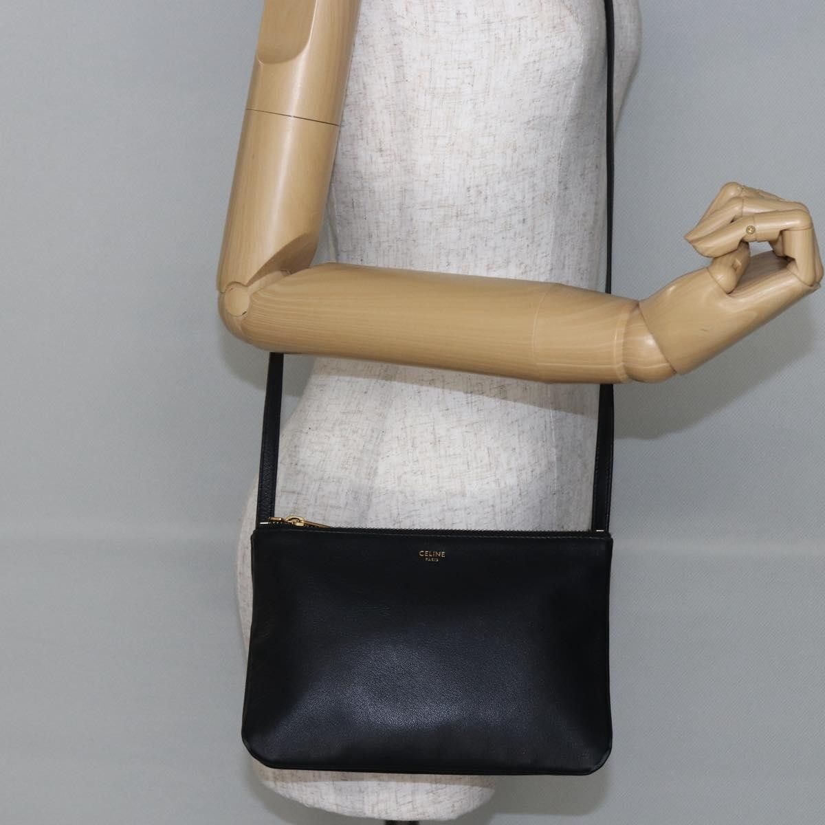 Celine Celine Trio Crossbody Bag Leather Size ONE SIZE - 13 Thumbnail