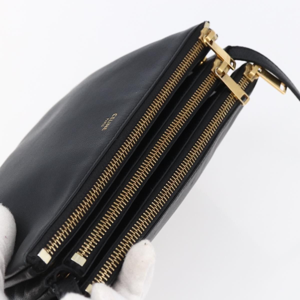 Celine Celine Trio Crossbody Bag Leather Size ONE SIZE - 15 Thumbnail