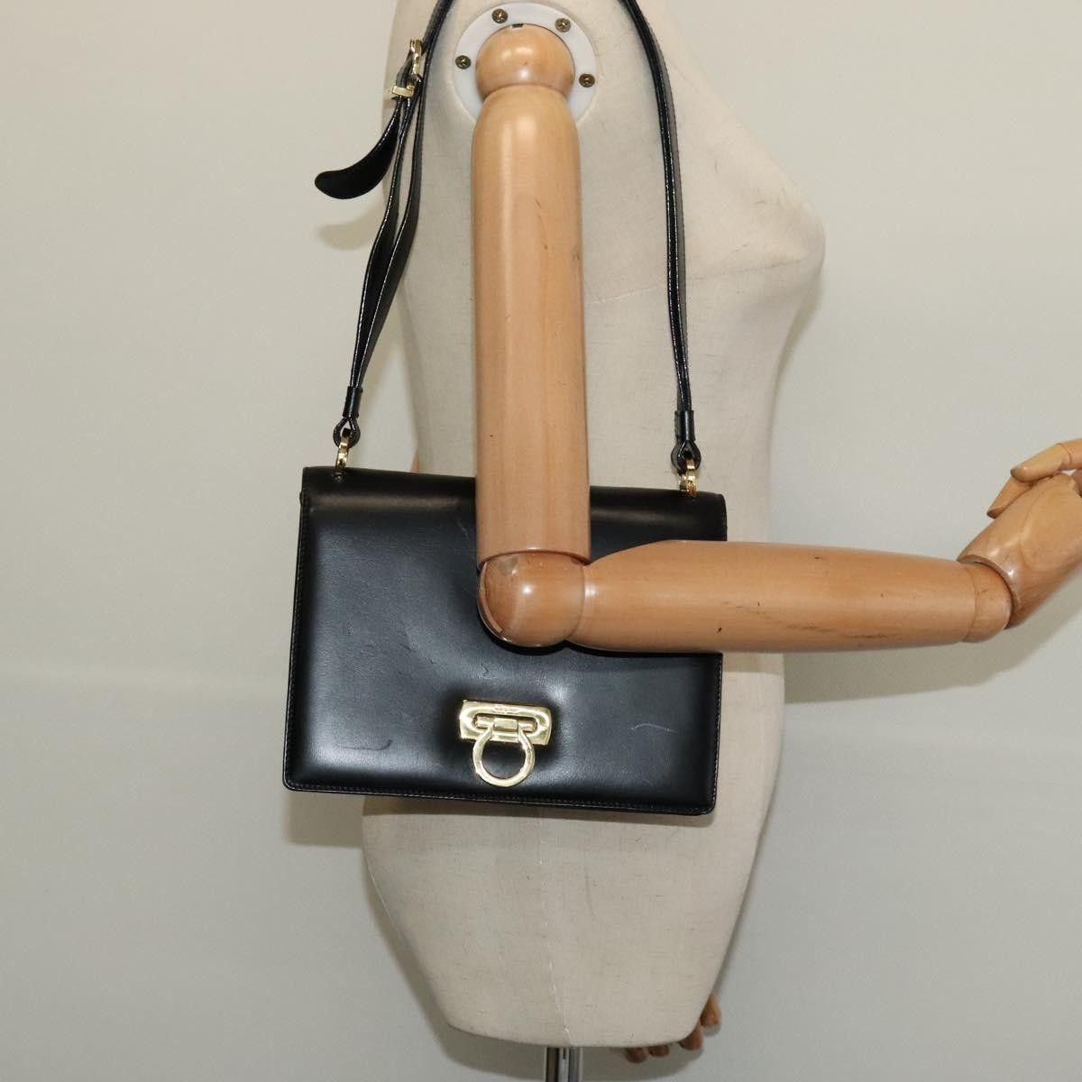 Salvatore Ferragamo Salvatore Ferragamo Gancini Shoulder Bag Leather Size ONE SIZE - 13 Thumbnail