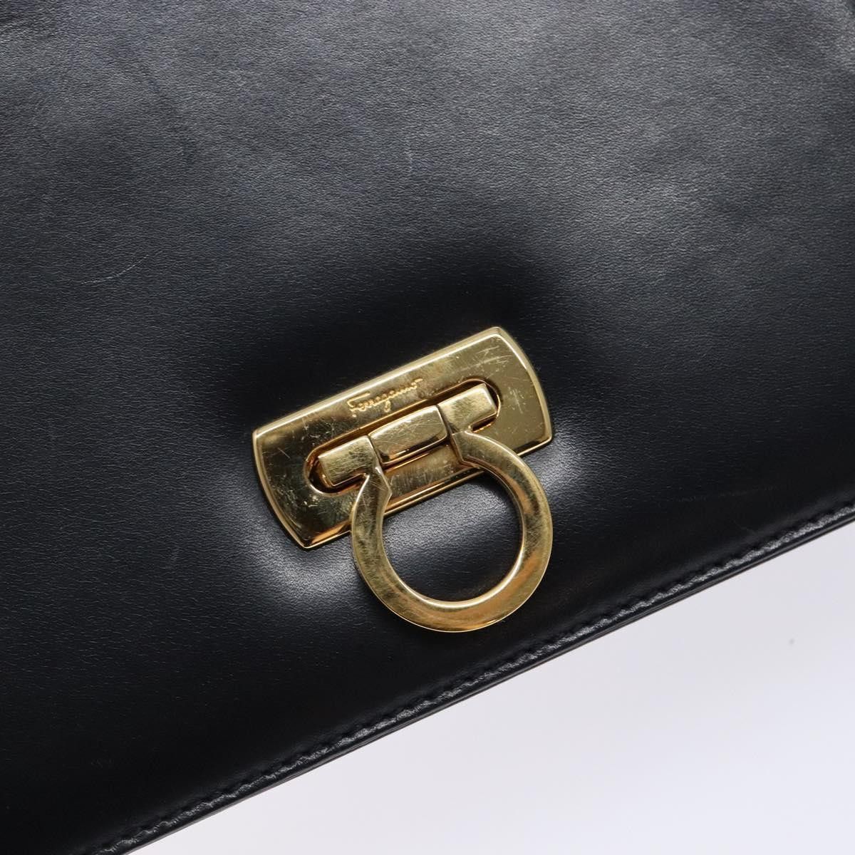 Salvatore Ferragamo Salvatore Ferragamo Gancini Shoulder Bag Leather Size ONE SIZE - 12 Thumbnail
