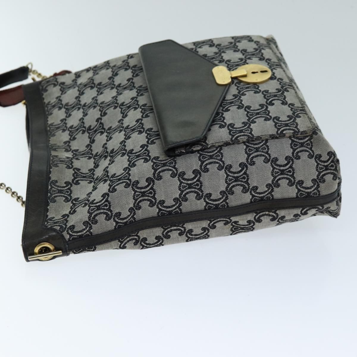 Celine Celine Vintage Triomphe Shoulder Bag Canvas Size ONE SIZE - 4 Thumbnail