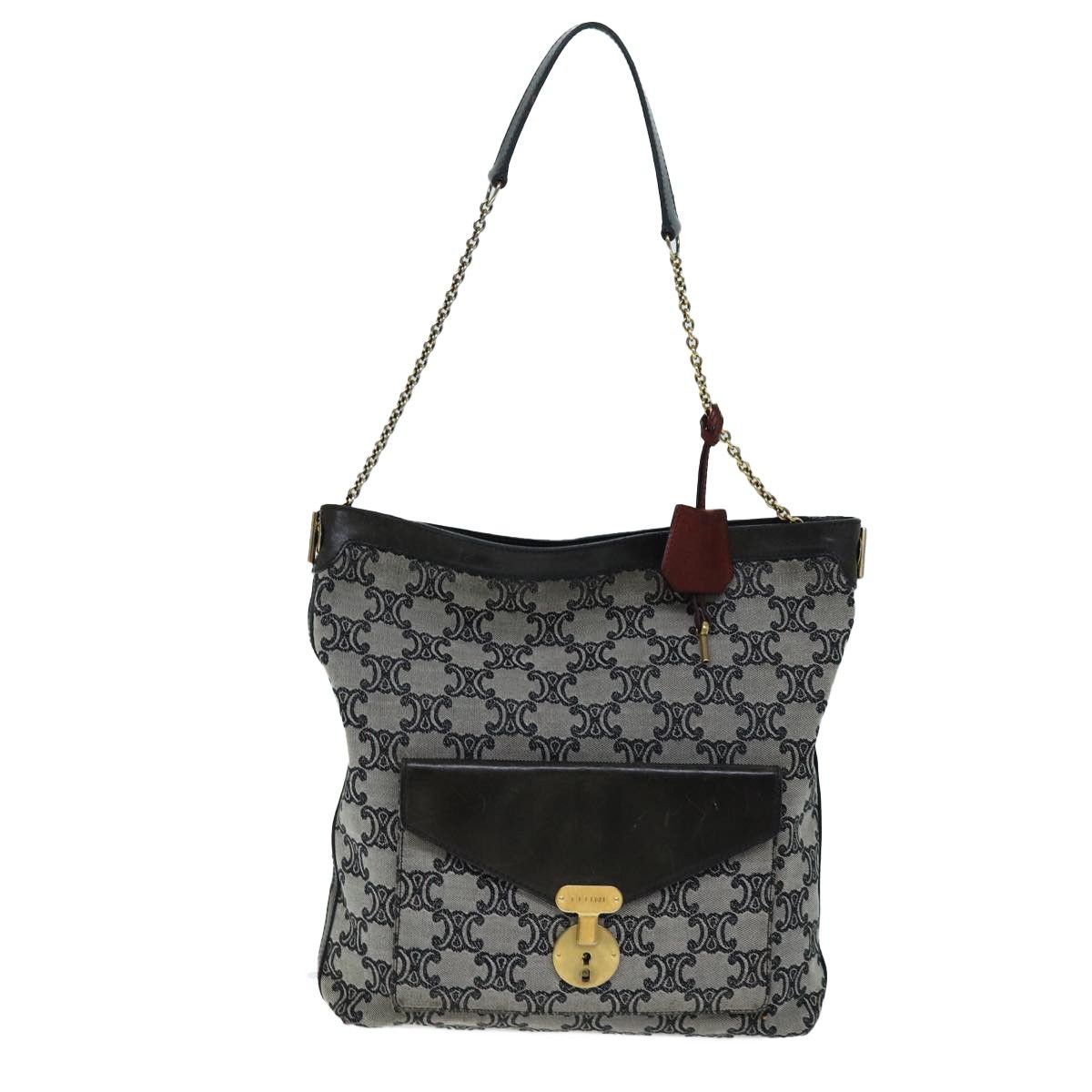 Celine Celine Vintage Triomphe Shoulder Bag Canvas Size ONE SIZE - 23 Thumbnail
