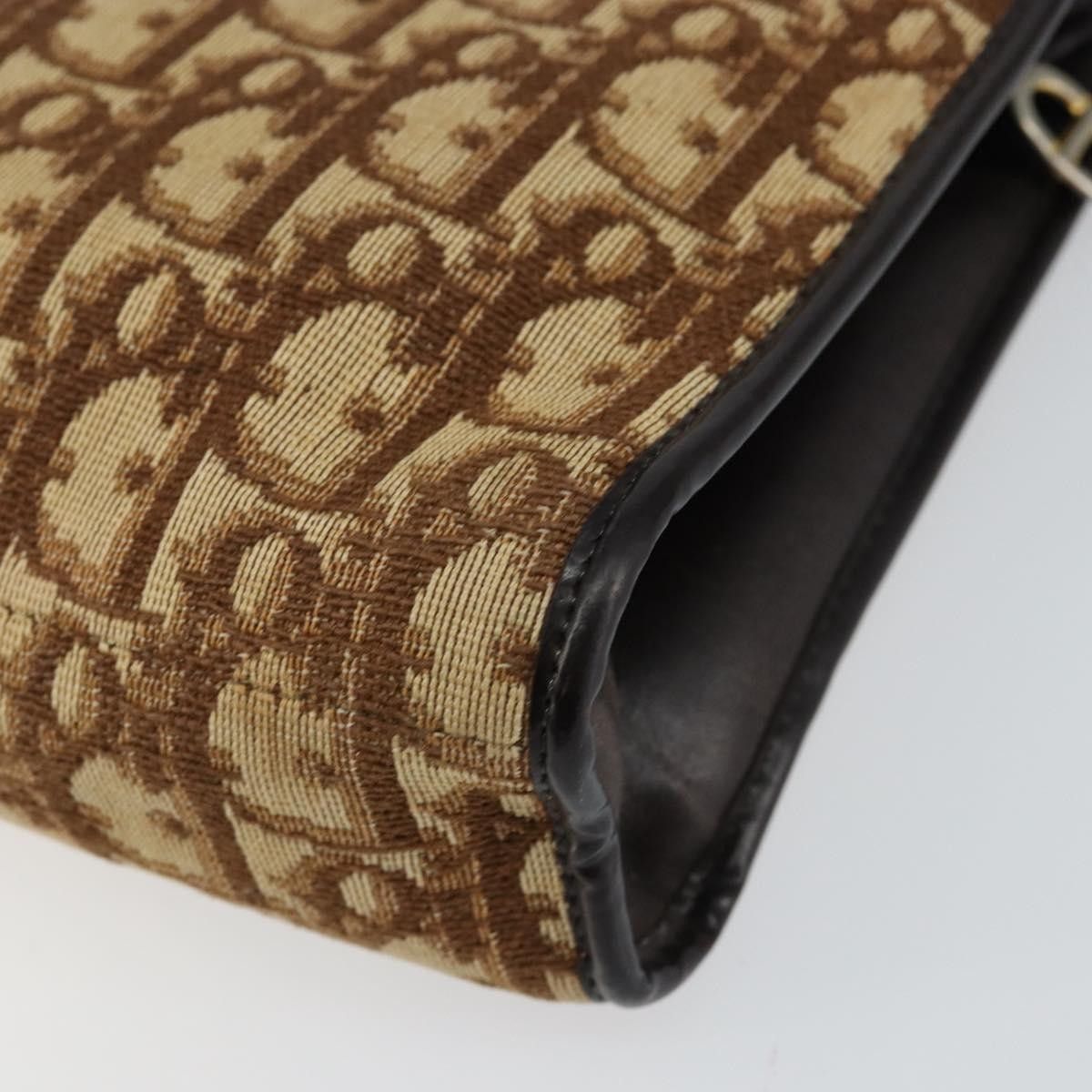 Dior Christian Dior Vintage Trotter Shoulder Bag Canvas Size ONE SIZE - 9 Thumbnail