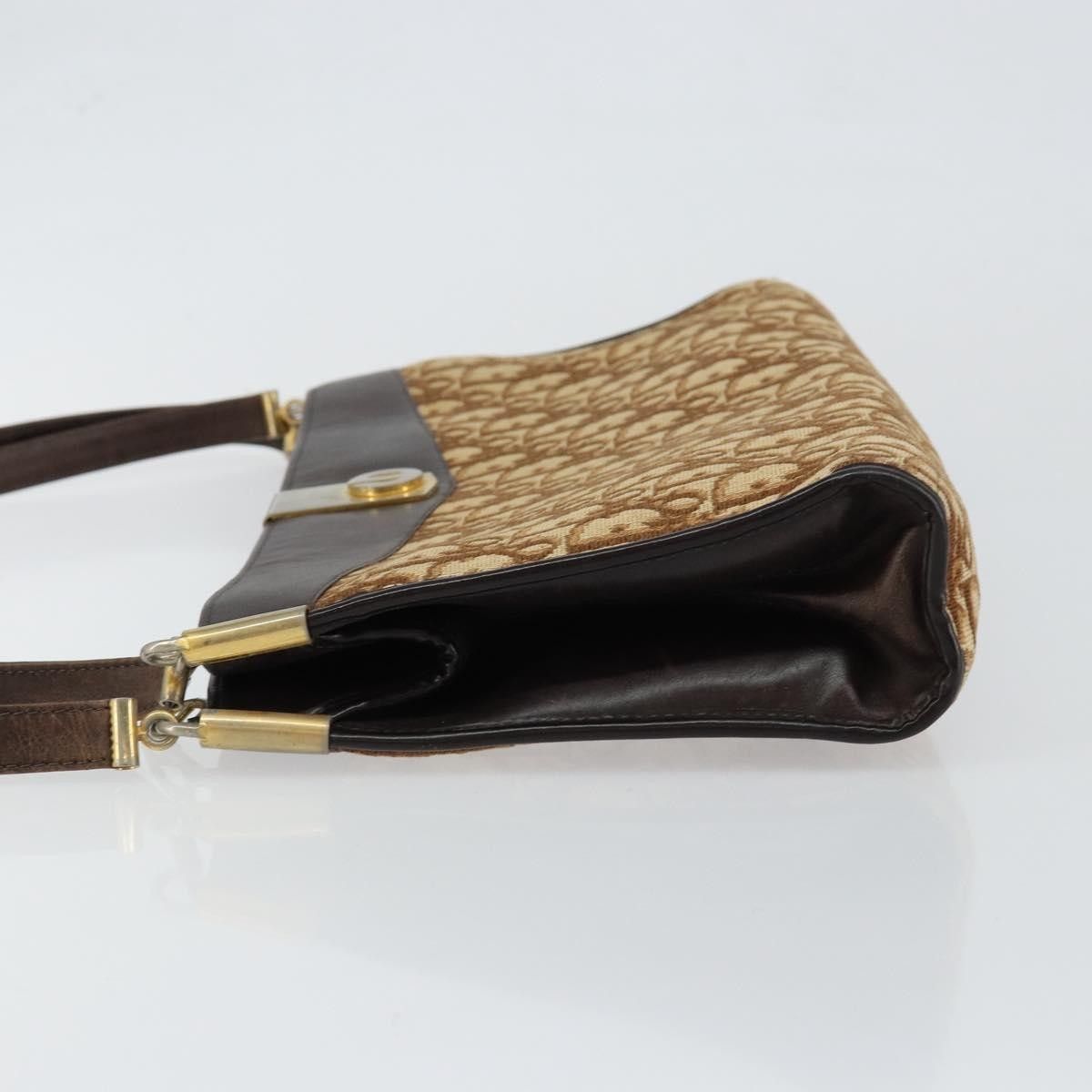 Dior Christian Dior Vintage Trotter Shoulder Bag Canvas Size ONE SIZE - 4 Thumbnail