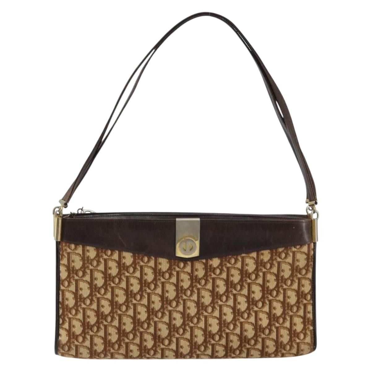 Dior Christian Dior Vintage Trotter Shoulder Bag Canvas Size ONE SIZE - 21 Thumbnail