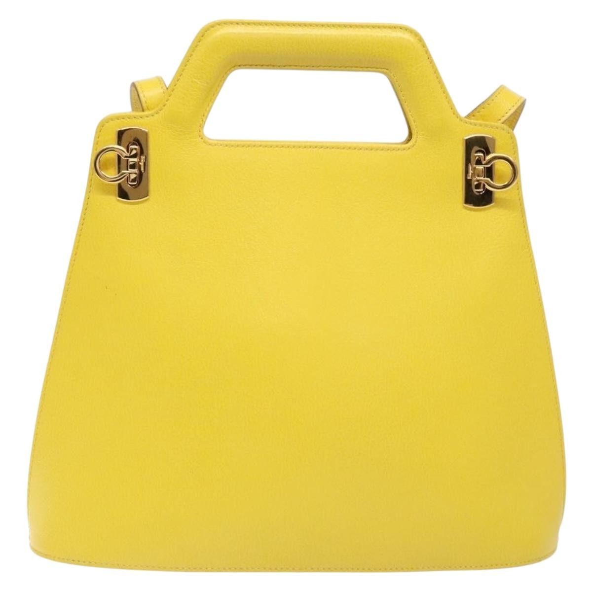 Salvatore Ferragamo Salvatore Ferragamo Wanda Top Handle Shoulder Bag Leather Size ONE SIZE - 17 Thumbnail