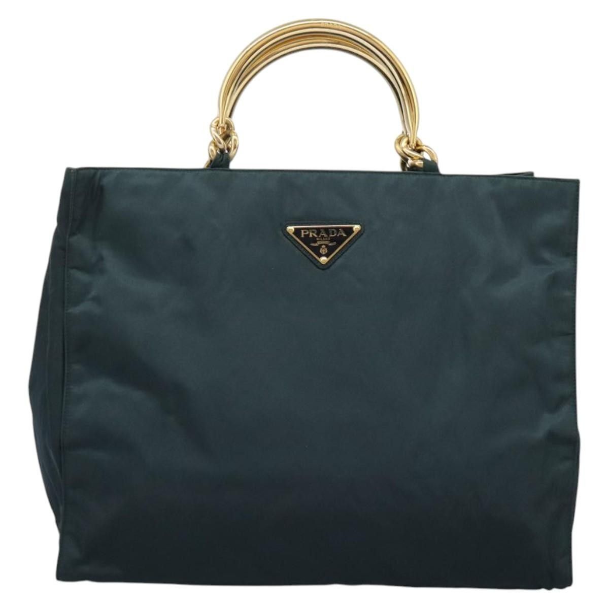 Prada Prada Metal Handles Tote Tessuto Size ONE SIZE - 18 Thumbnail