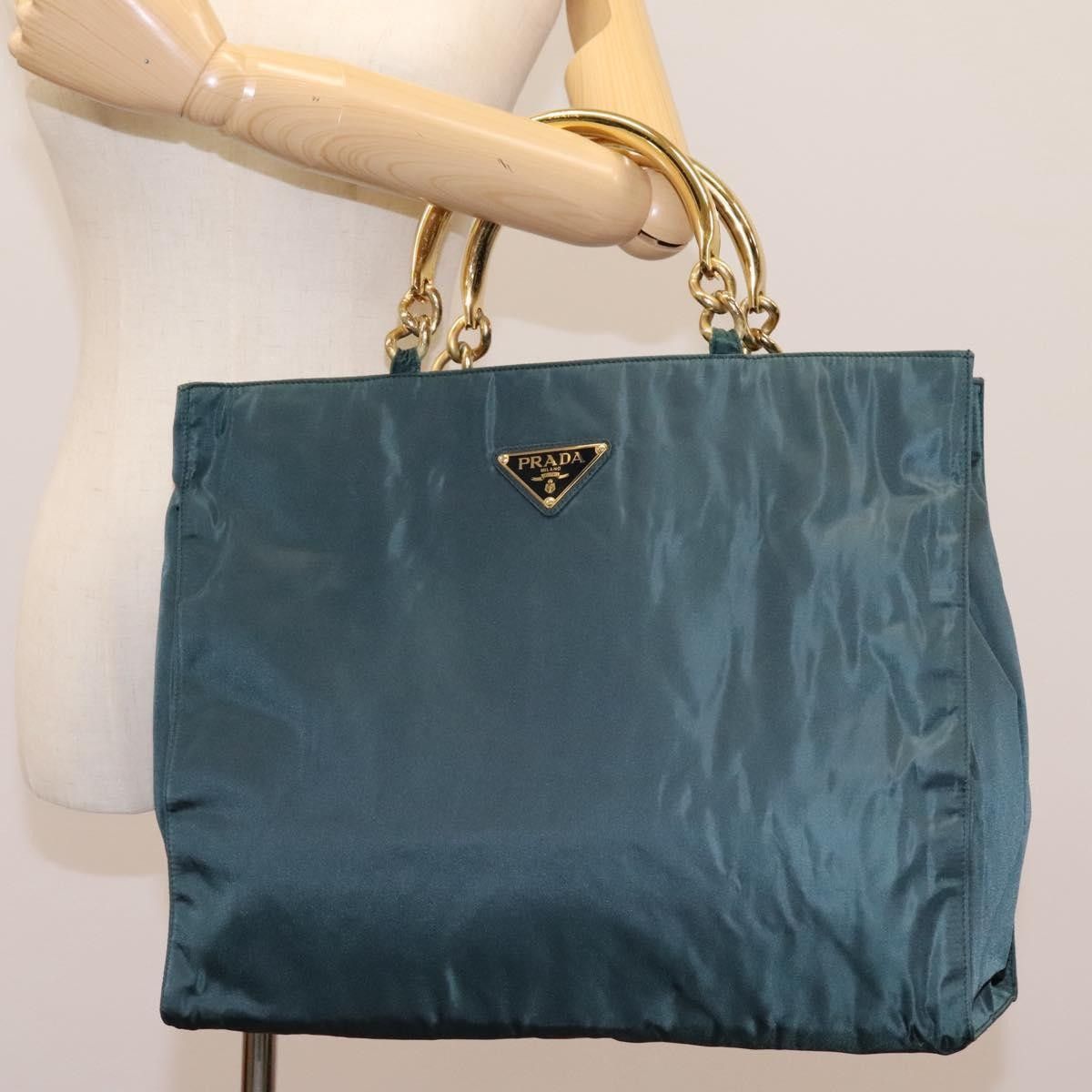 Prada Prada Metal Handles Tote Tessuto Size ONE SIZE - 14 Thumbnail