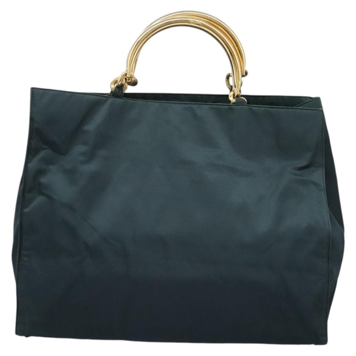 Prada Prada Metal Handles Tote Tessuto Size ONE SIZE - 2 Thumbnail