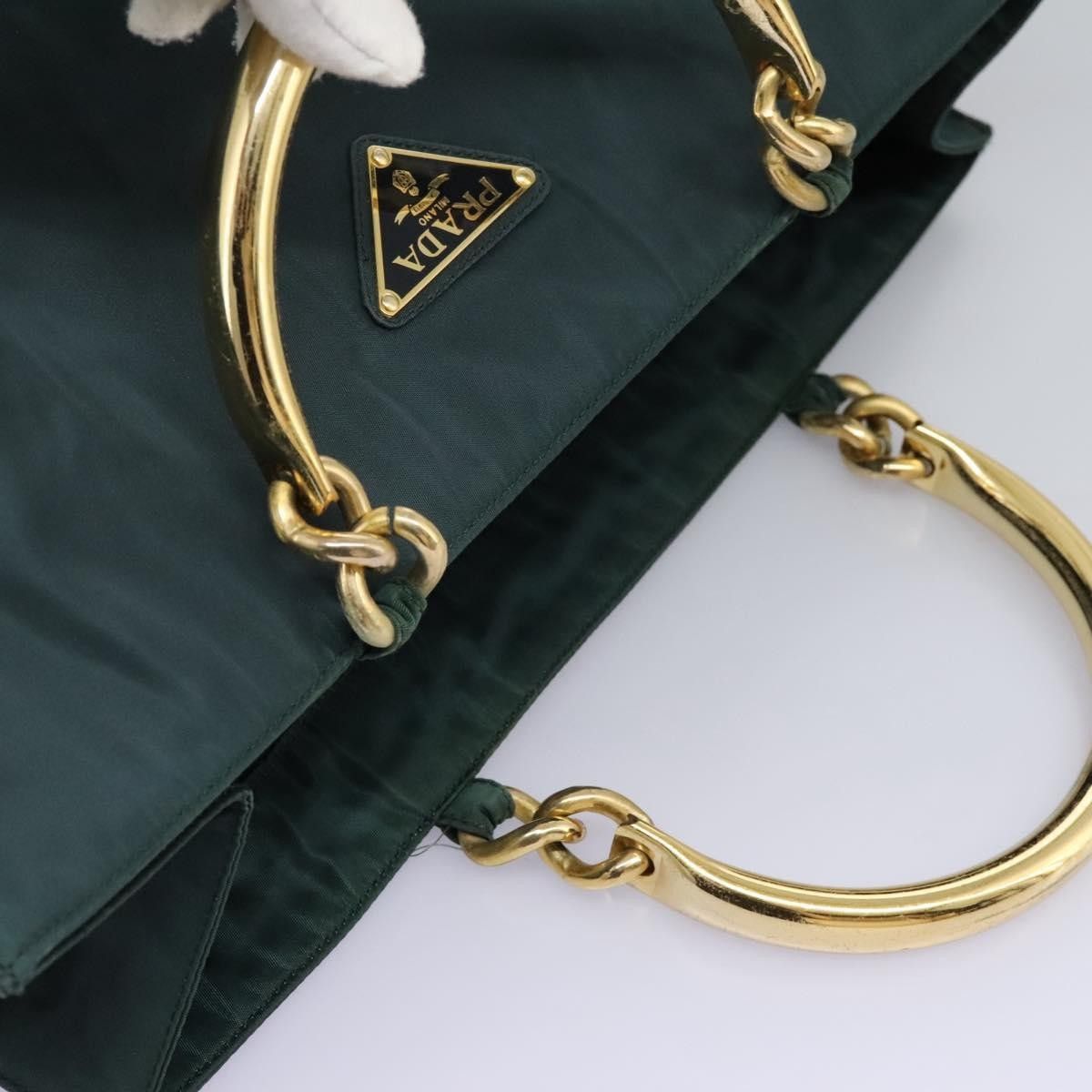 Prada Prada Metal Handles Tote Tessuto Size ONE SIZE - 13 Thumbnail