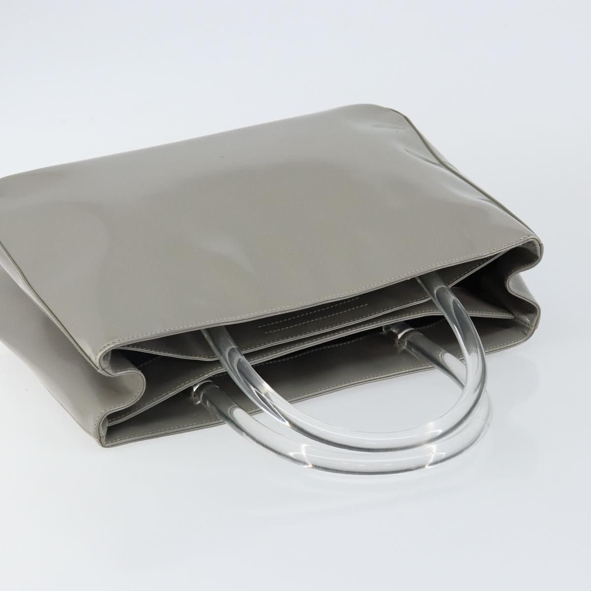 Prada Prada Resin Handle Tote Patent Leather Size ONE SIZE - 17 Thumbnail
