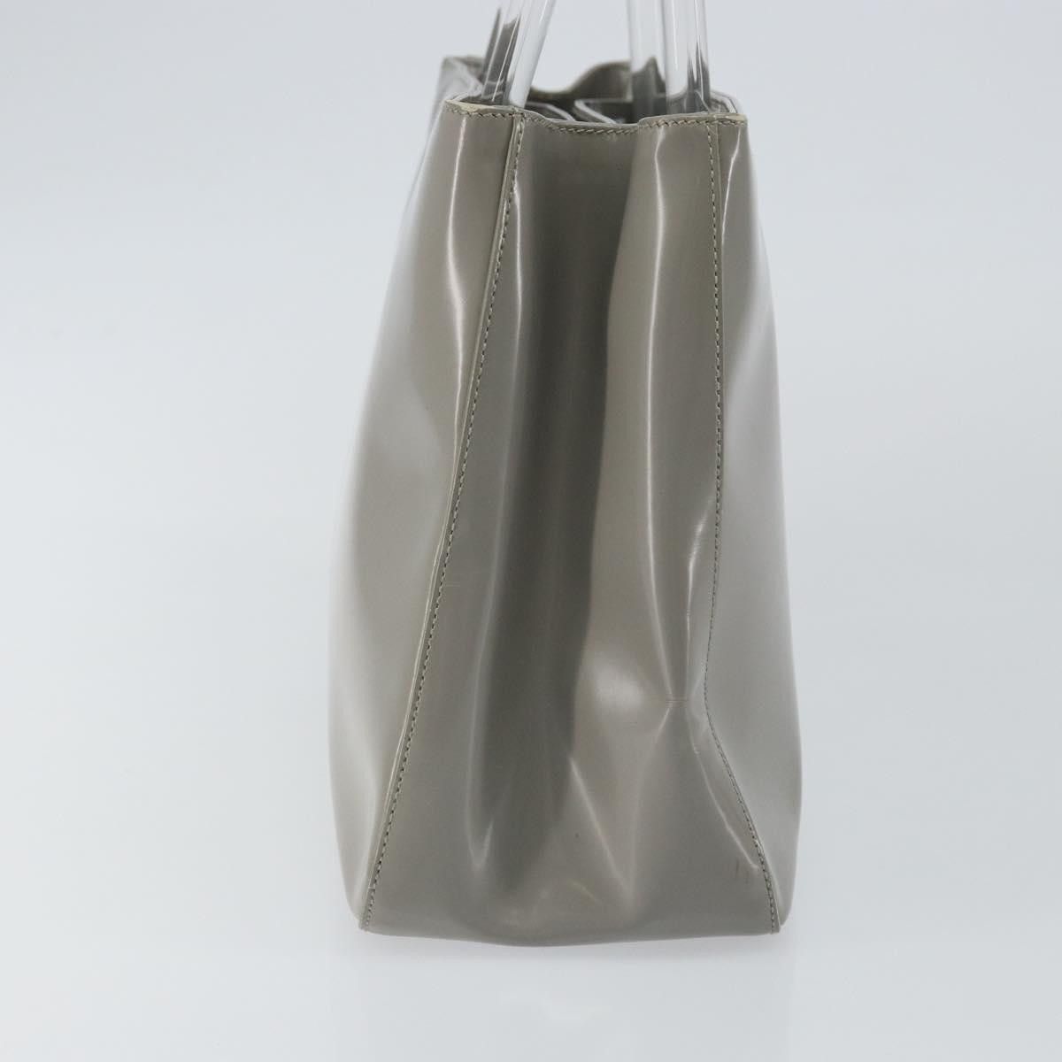 Prada Prada Resin Handle Tote Patent Leather Size ONE SIZE - 4 Thumbnail