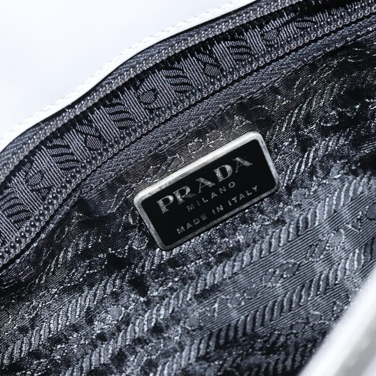 Prada Prada Resin Handle Tote Patent Leather Size ONE SIZE - 6 Thumbnail