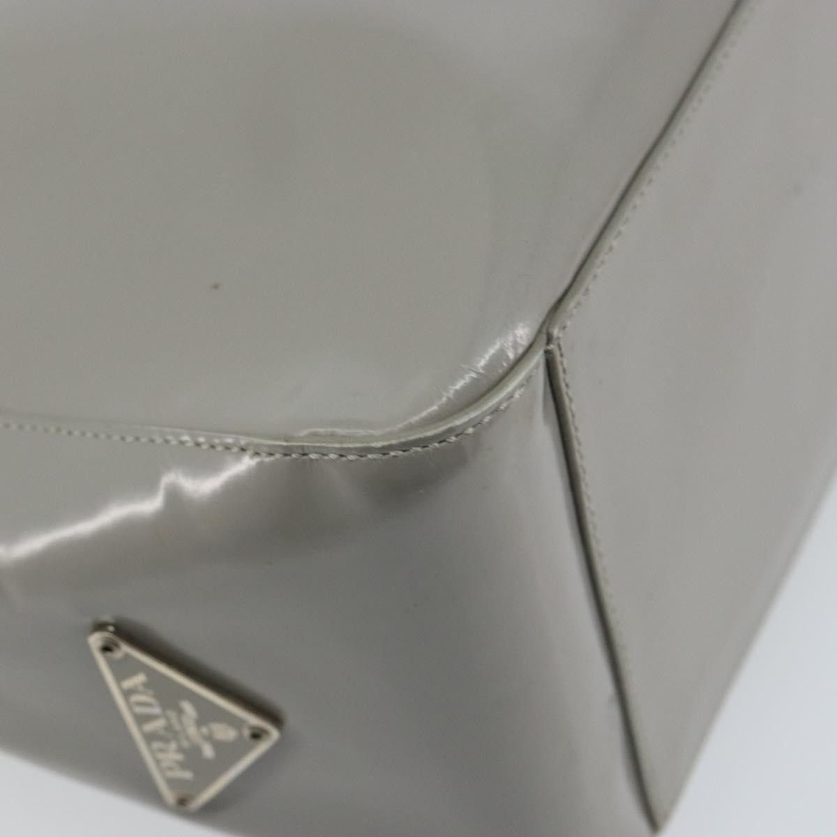 Prada Prada Resin Handle Tote Patent Leather Size ONE SIZE - 10 Thumbnail