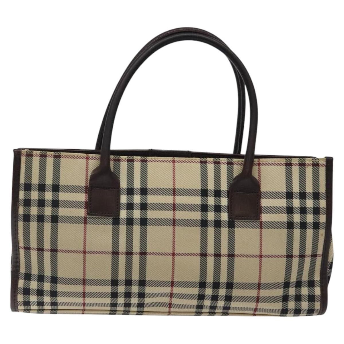 Burberry Burberry Nova Check Handbag Nova Check Canvas and leather Size ONE SIZE - 2 Thumbnail