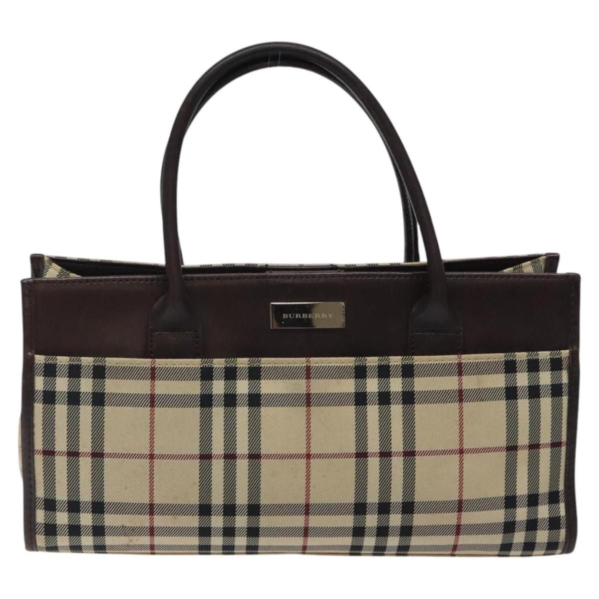 Burberry Burberry Nova Check Handbag Nova Check Canvas and leather Size ONE SIZE - 16 Thumbnail