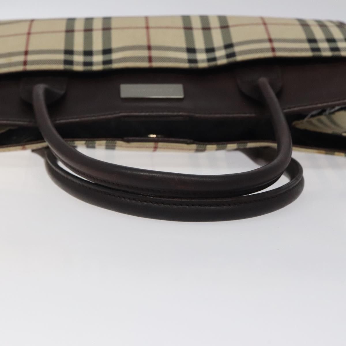 Burberry Burberry Nova Check Handbag Nova Check Canvas and leather Size ONE SIZE - 7 Thumbnail