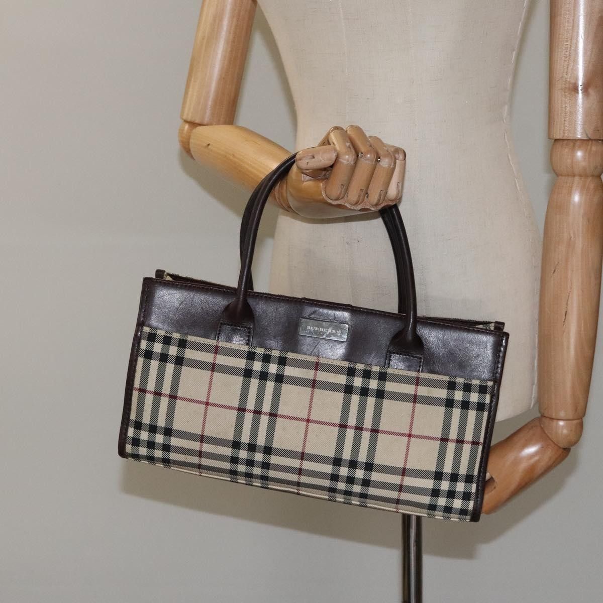 Burberry Burberry Nova Check Handbag Nova Check Canvas and leather Size ONE SIZE - 12 Thumbnail