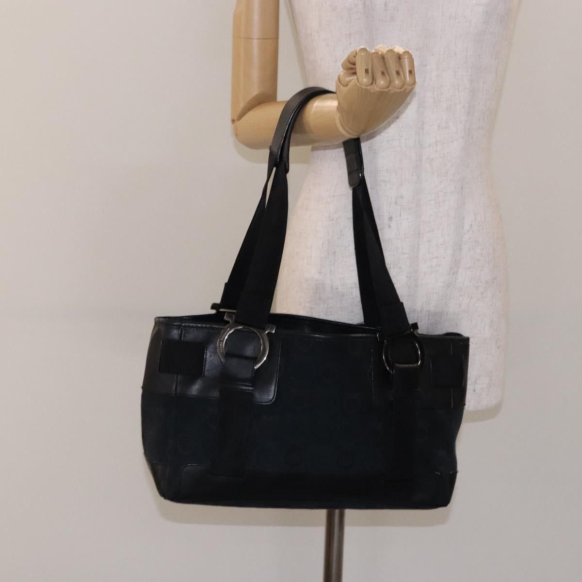 Salvatore Ferragamo Salvatore Ferragamo Gancini Tote Canvas Size ONE SIZE - 13 Thumbnail