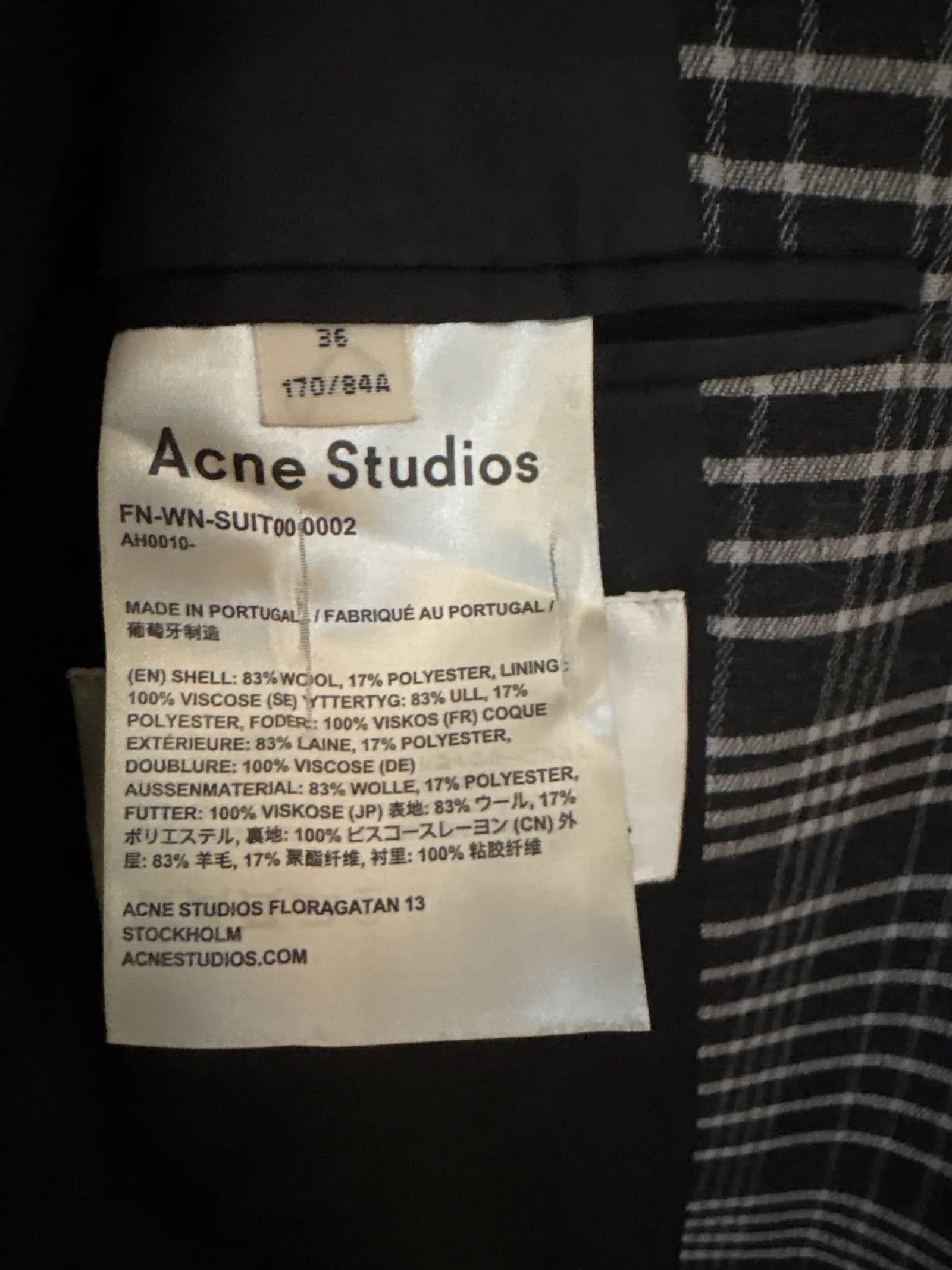 Acne Studios Acne Studios Blazer Size XS / US 0-2 / IT 36-38 - 3 Thumbnail