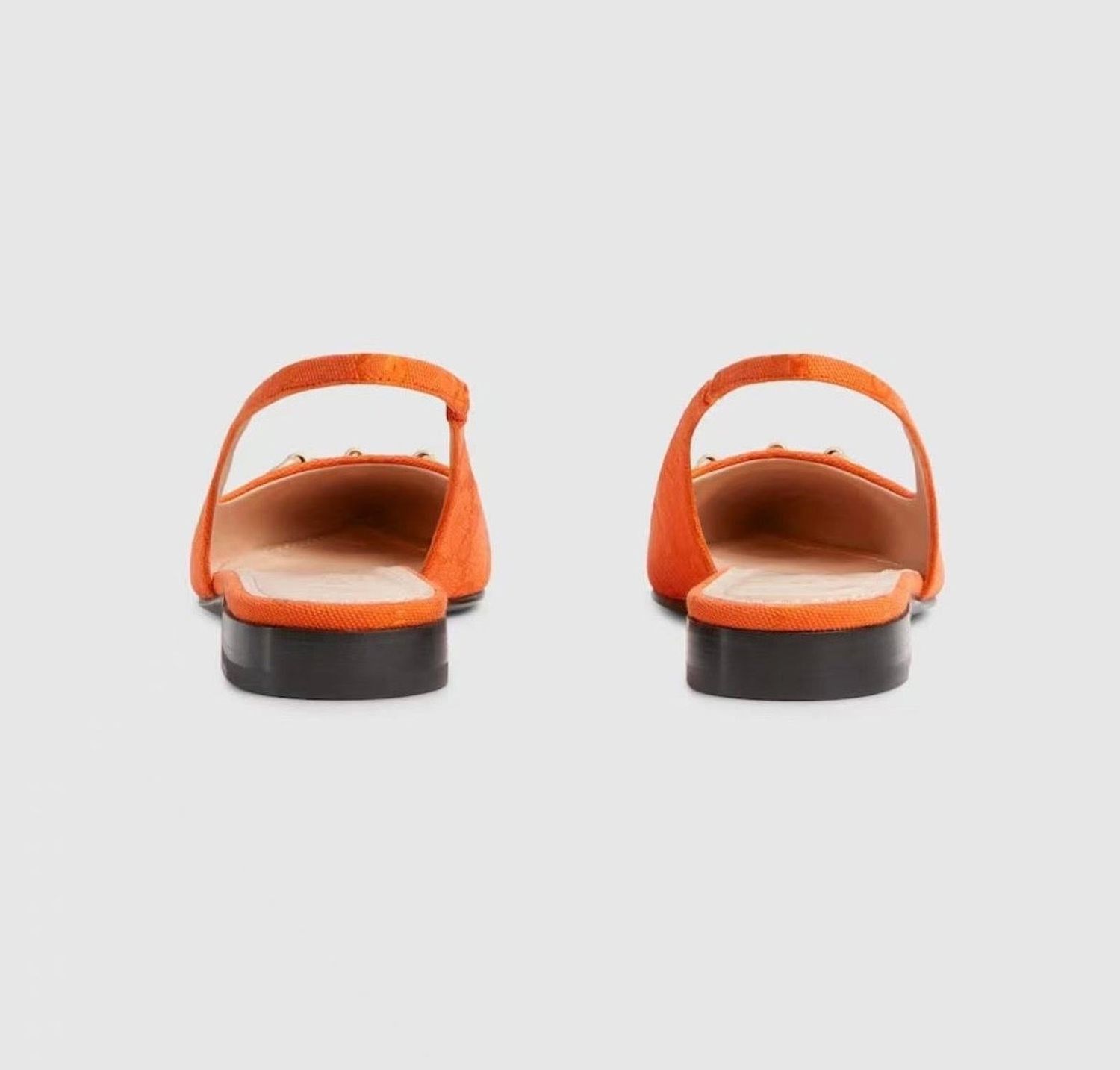 Gucci Women's Horsebit slingback ballet flat orange Size US 8 / IT 38 - 2 Thumbnail