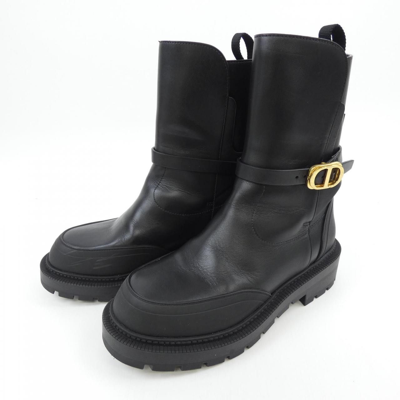 Dior Dior Christian Dior DIOR EMPREINTE Calf Boots Leather Shoes KDI866CRU DUTY FREE for USA Size ONE SIZE - 3 Thumbnail