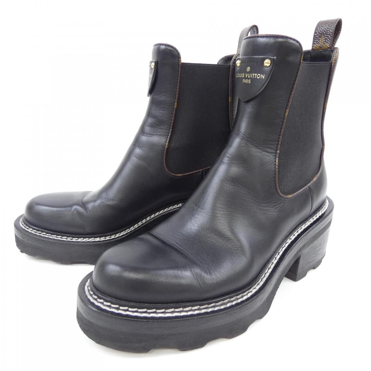 Louis Vuitton Louis Vuitton Louis Vuitton LV Bobourg Line Monogram Boots Canvas Shoes DUTY FREE for USA Size ONE SIZE - 3 Thumbnail