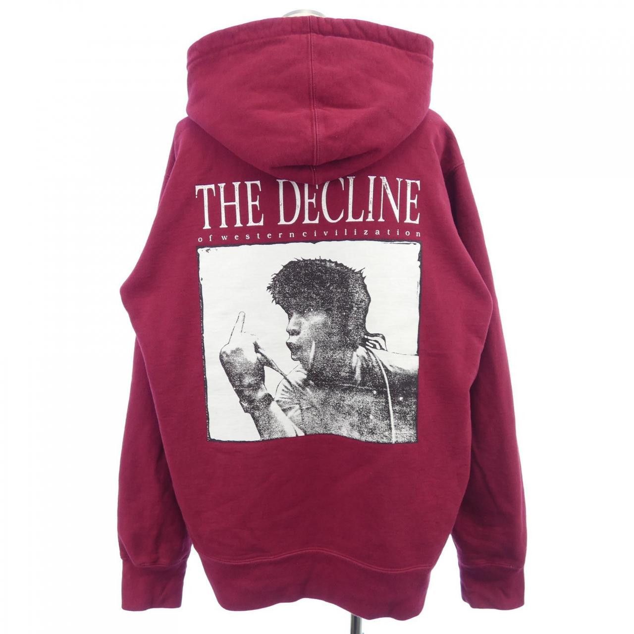 Supreme Supreme Supreme DECLINE HOODED SWEAT Hoodie Cotton Sweatshirts & Hoodies DECLINE HOODED SWEAT DUTY FREE for USA Size ONE SIZE - 2 Thumbnail