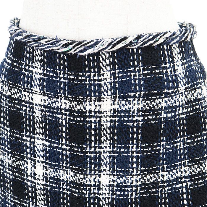 Chanel Chanel Chanel P58734 Tweed Cotton Linen Silk Skirt Cotton Skirts P58734 DUTY FREE for USA Size ONE SIZE - 3 Thumbnail