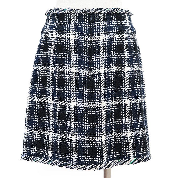 Chanel Chanel Chanel P58734 Tweed Cotton Linen Silk Skirt Cotton Skirts P58734 DUTY FREE for USA Size ONE SIZE - 6 Thumbnail