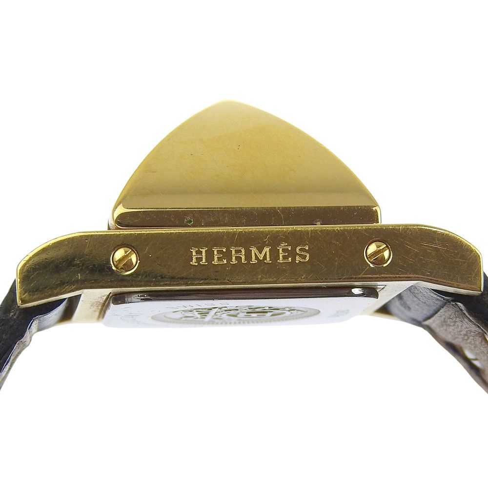 Hermes Hermes Hermes Medor Stainless Steel Watch Metal Quartz Stamp Y DUTY FREE for USA Size ONE SIZE - 5 Thumbnail