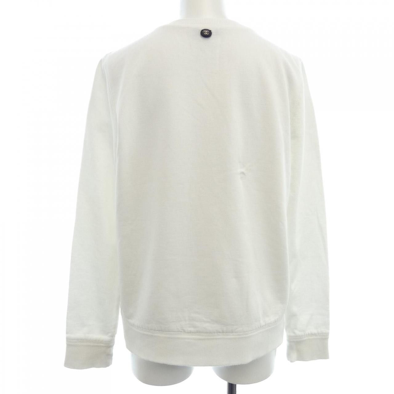 Chanel Chanel Chanel P57408K07541 Sweatshirt Cotton Sweatshirts & Hoodies P57408K07541 DUTY FREE for USA Size ONE SIZE - 2 Thumbnail