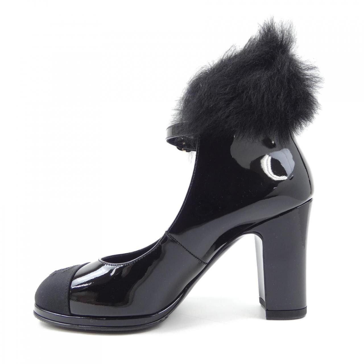 Chanel Chanel Chanel Mary Jane Patent Lambskin Pumps Leather Shoes G45174B14082 DUTY FREE for USA Size ONE SIZE - 2 Thumbnail